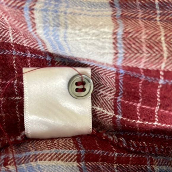 Xirena oversized cotton plaid button down shirt, size XS - Picture 5 of 8